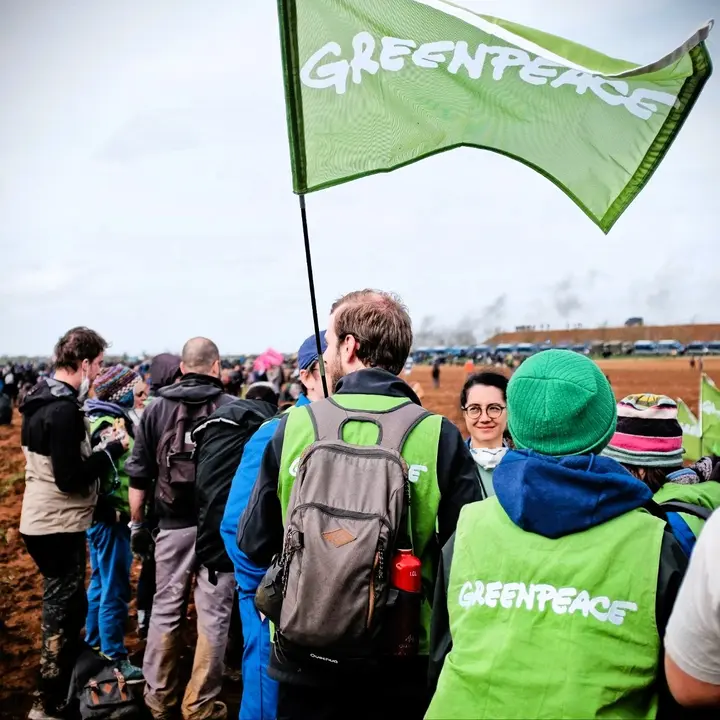 Greenpeace à Sainte-Soline