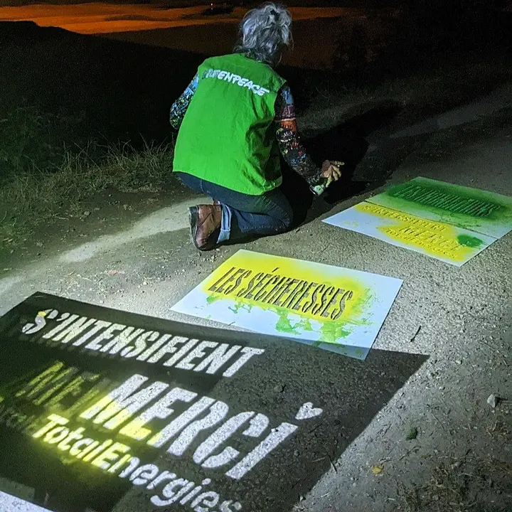 Greenpeace tag...